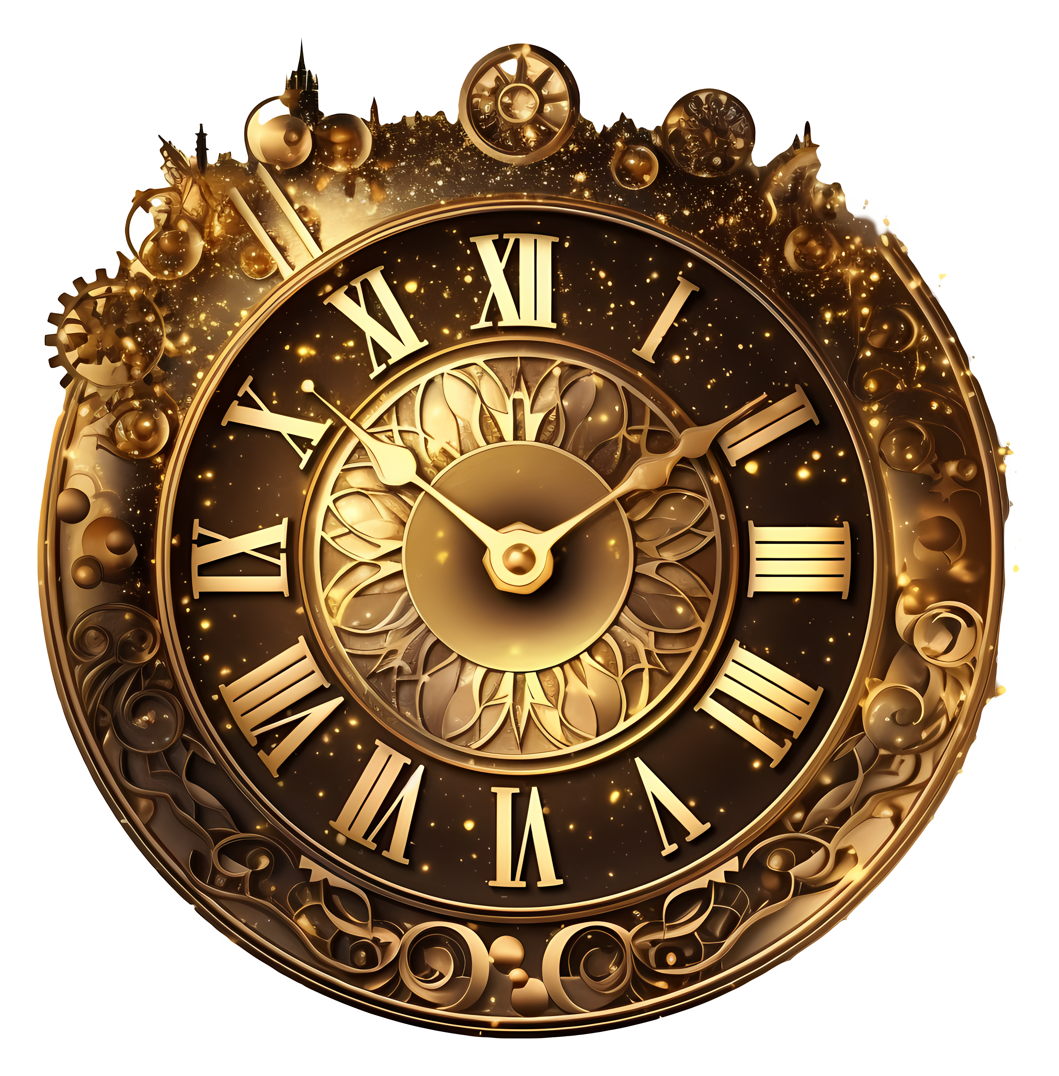 Gold Clock